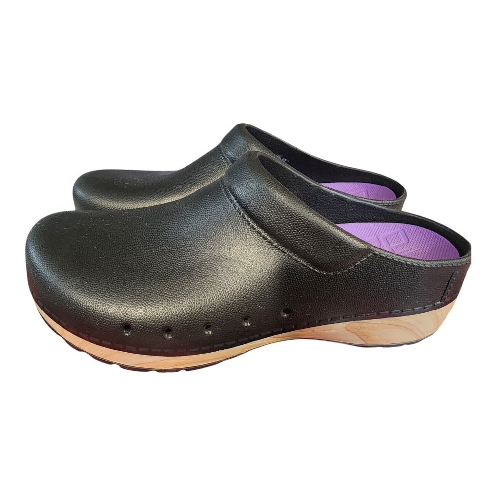 Dansko Kane Black EVA Mule Clogs Size 42 Comfort Footwear Slip-Resistant Soles
